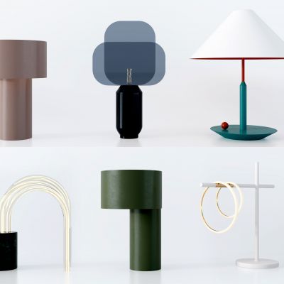 现代轻奢台灯组合