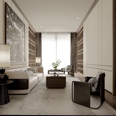 新中式会客厅