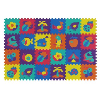 现代儿童塑胶拼接地毯