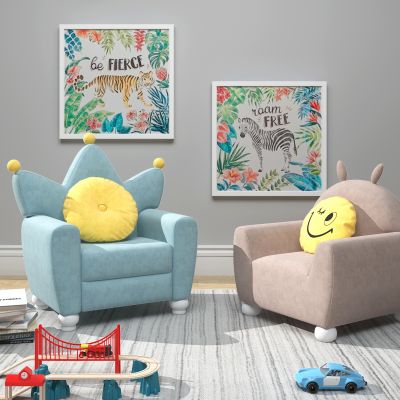 北欧布艺儿童卡通沙发