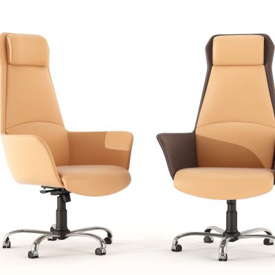 现代宾利皮革办公椅