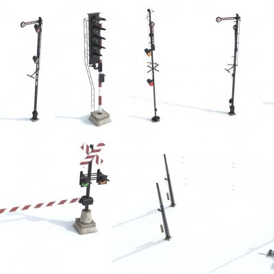 现代铁路信号灯