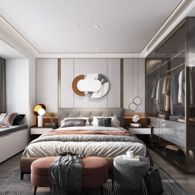现代卧室