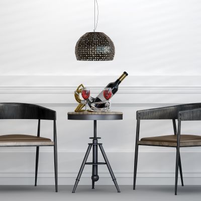 工业风餐桌椅组合