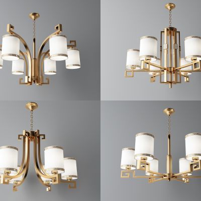 新中式铁艺吊灯