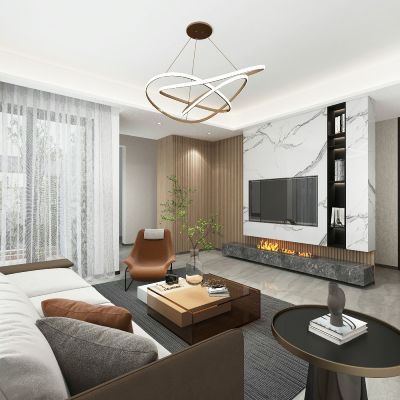 现代轻奢客厅沙发