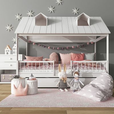 北欧架子床儿童床