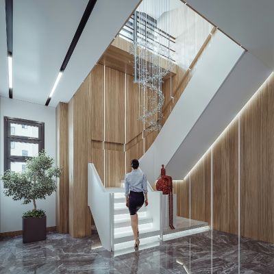 现代楼梯间