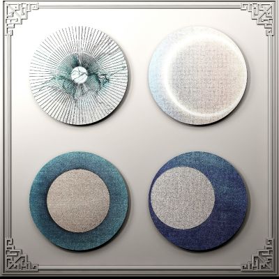 现代圆形地毯