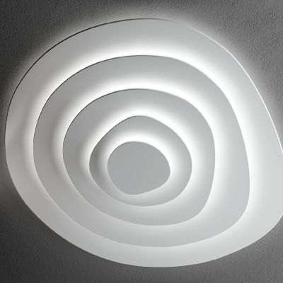 现代水波纹吸顶灯