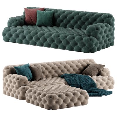 现代皮革软包沙发