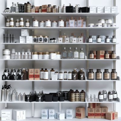 现代化妆品货架
