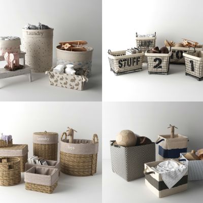 现代儿童收纳篓