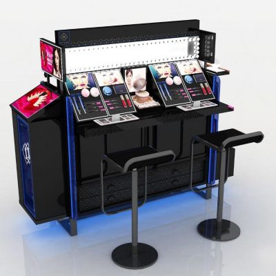 后现代化妆品展柜