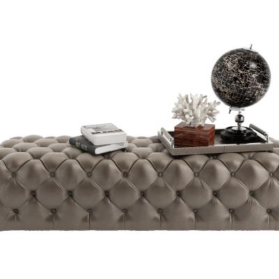 欧式皮革软包床尾榻