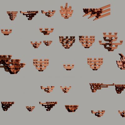 现代古建斗拱筑构件