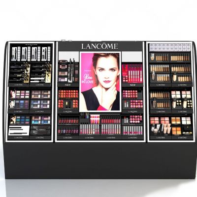 现代兰蔻化妆品展柜
