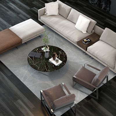 现代沙发茶几组合