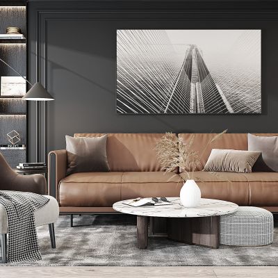 现代沙发茶几组合