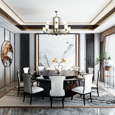 新中式餐厅包间