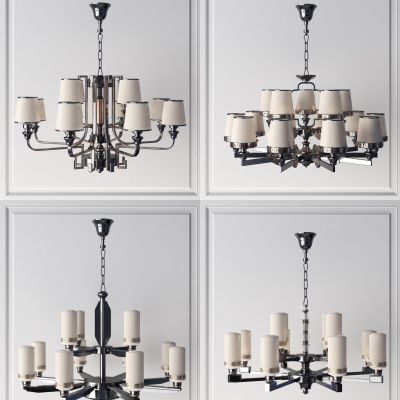 新中式欧式铁艺吊灯