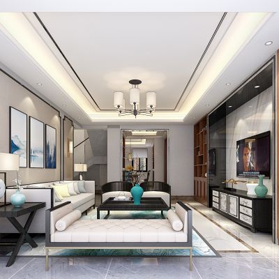 新中式客厅餐厅