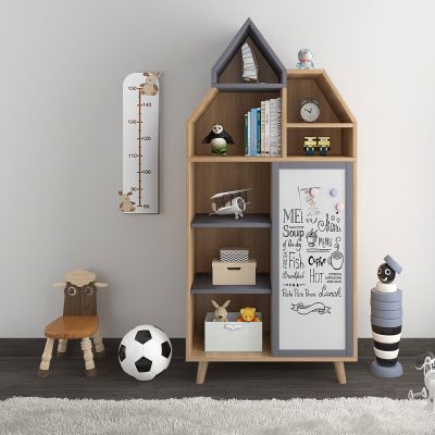 北欧儿童书柜储物柜