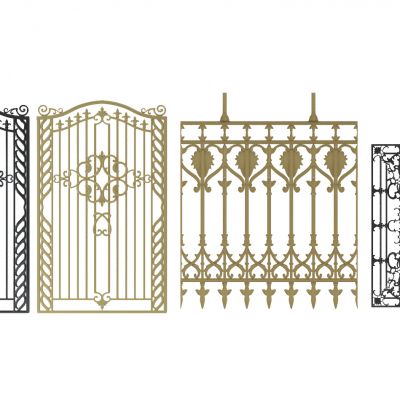 欧式铁艺金属大门