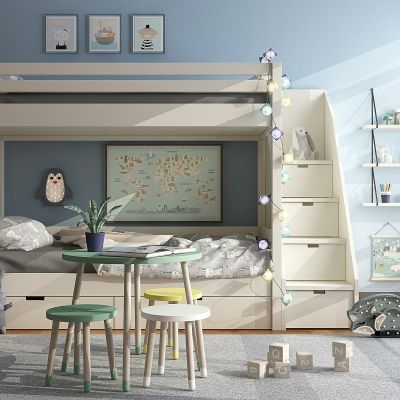 北欧儿童上下铺床