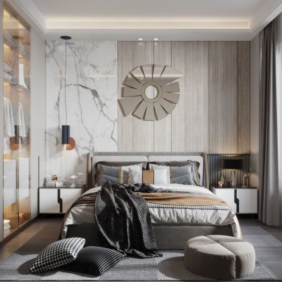 简欧式轻奢卧室