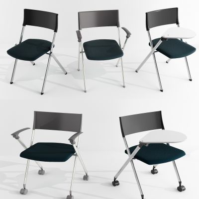 现代折叠培训椅会议教室椅
