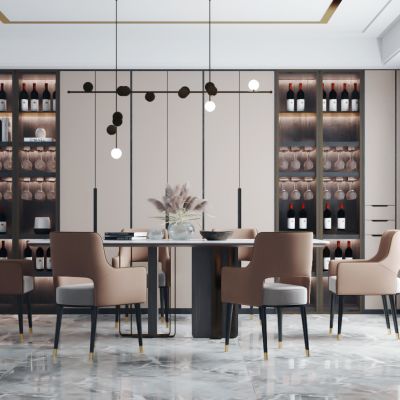 现代轻奢餐厅