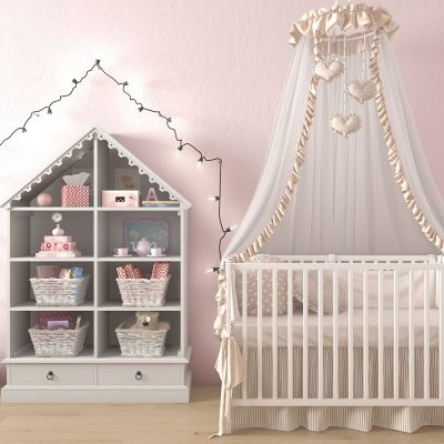 现代儿童床婴儿床