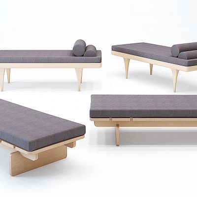 北欧现代床尾踏