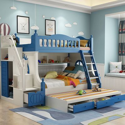 地中海上下床儿童床