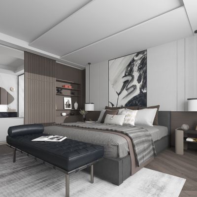 现代卧室