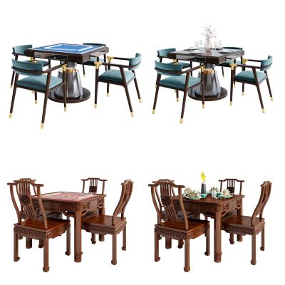 新中式麻将桌餐桌椅组合