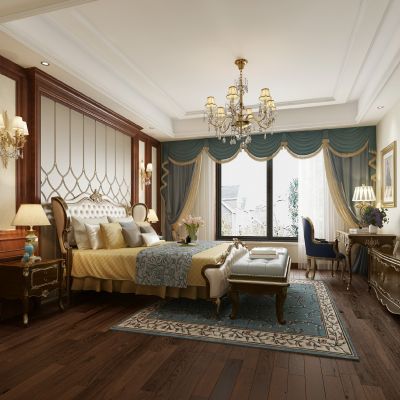 欧式古典卧室