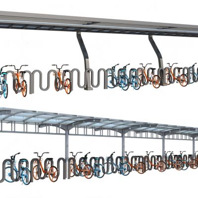 现代自行车存车处