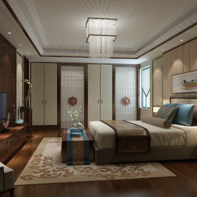 新中式卧室