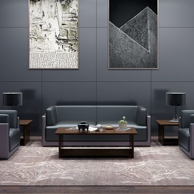 现代办公沙发单沙发