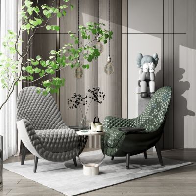 现代单人休闲椅