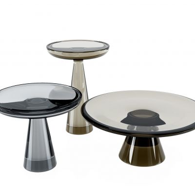 现代亚克力透明茶几