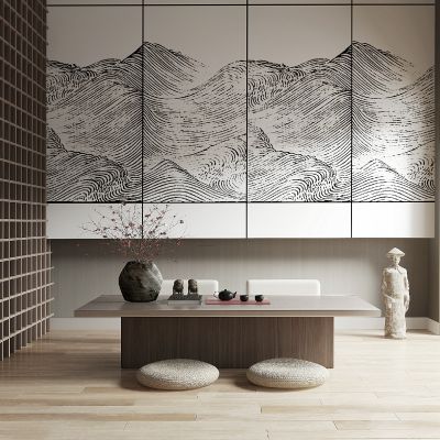 新中式日式禅意茶室