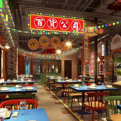 中式复古上海风餐厅