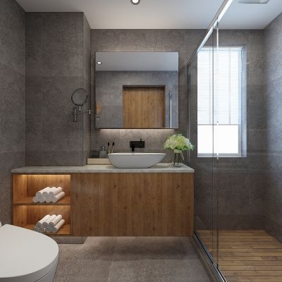 北欧工业风卫生间