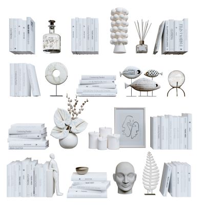 现代装饰品组合