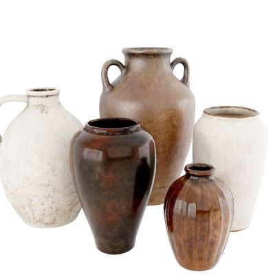 现代陶罐工艺品摆件