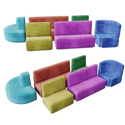 现代儿童公共座椅