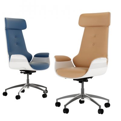 现代皮革办公椅